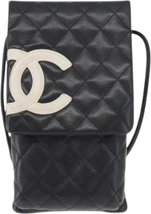 Chanel Pre-owned Cross Body Bags, female, Black, Size: ONE SIZE Pre-owned Vintage Cross Body Bag
