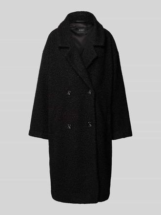 Oui Mantel mit Reverskragen in Black, Gr&ouml;&szlig;e 42