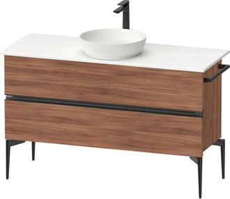 Duravit Duravit - Sivida Consola Mueble Bajo Lavabo, 2 Cajones, Tirador
