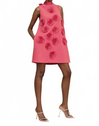 Greta Constantine Quince Mini Dress In Rose