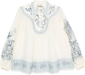 Alemais Villa Romantica blouse - Wit