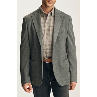 34 Heritage Matteo Interlock Sport Coat in Anthracite Melange at Nordstrom, Size 50