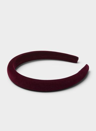 Simons Womens Soft velvet padded headband
