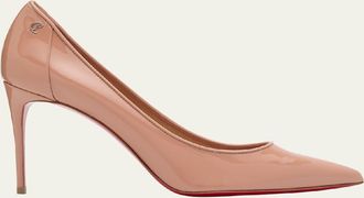 Christian Louboutin Sporty Kate Patent Red Sole Pumps