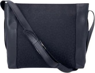 Celine Pre-owned Shoulder Bags, female, Black, Size: ONE SIZE Pre-owned Canvas Shoulder Bag