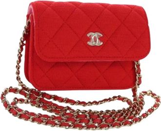 Chanel Pre-owned Cross Body Bags, female, Red, Size: ONE SIZE Pre-owned Vintage Shoulder Bag