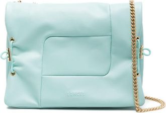 Lancel BILLIE DE LANCEL - M FLAP BAG - women - Calf Leather/Fabric - OS - Blue