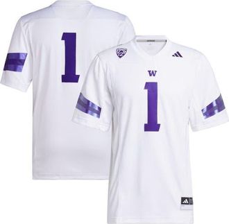 adidas Mens adidas 1 White Washington Huskies Premier Football Jersey at Nordstrom, Size Xx-Large