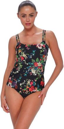 Sunsets Taylor Tankini Swimsuit Top - DD Cup in Fleur Noire at Nordstrom, Size 34