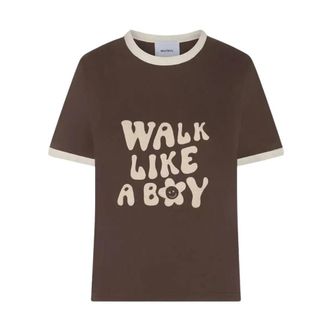 Halfboy Halfboy, Donna, Top, Marrone, L, new