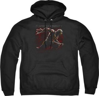 Gildan Mortal Kombat X Scorpion Lunge Adult Pull Over Hoodie / Hooded Sweatshirt