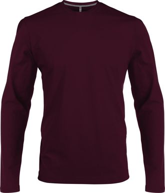 Kariban NoTrash2003 Long Sleeved Crew Neck T-Shirt, Easy to Wear in 20 Colours and Sizes S, M, L, XL, 2XL, 3XL and 4XL - - Medium