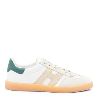 Hogan Sneakers White-Beige-Green