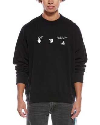 Off-white Off-White Big Ow Logo Skate Crewneck Sweatshirt