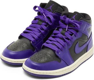 Nike Jordan Sneakers 1 Mid in pelle - Viola