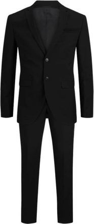 Jack & Jones Elegante Solaris-pak van Jack & Jones - Heren - Business pakken - Zwart - 2XL - Katoen - Kostuums