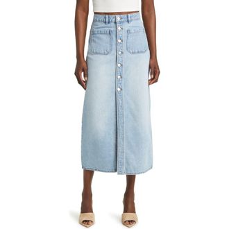 Rolla's Sailor Denim Maxi Skirt in Light Vintage Blue at Nordstrom Rack, Size 24