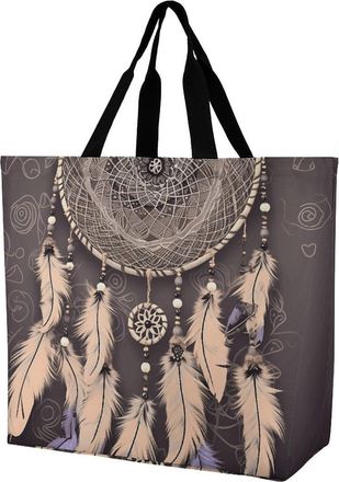 Generic Dream Catcher Tote Bag Eco Friendly Handbag Waterproof Shoulder Bags For Work Casual College