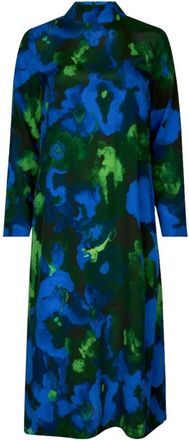 Stine Goya Matte Zijden Jurk met Chic Patroon - Dames - Casual kleedjes - Veelkleurig - XS - Kleedjes