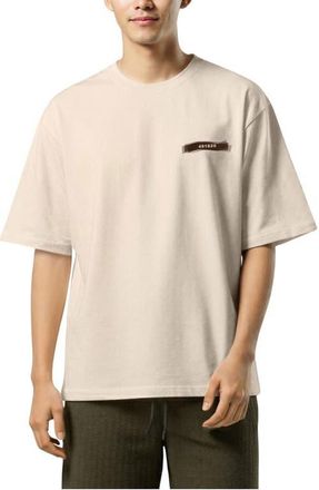 D.RT Hazardous Graphic T-Shirt in Beige at Nordstrom, Size Xx-Large