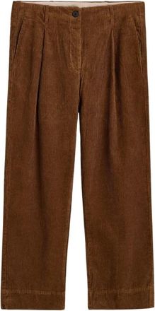 AIAYU Broek - Dames - Straight fit broeken - Bruin - XS - Katoen - Broeken