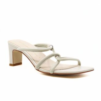 Intentionally blank Womens Willow Heeled Sandals In Cream