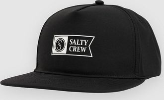 Salty Crew Apex Snapback Cap schwarz
