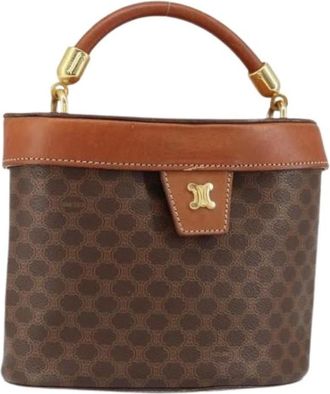 Celine Pre-owned Handbags, female, Brown, Size: ONE SIZE Pre-owned Plastic Vintage Handbag