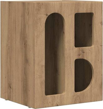 vidaXL Mesita De Noche Roble Artesanal 40 X 35 X 50 Cm Vidaxl