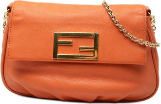 Fendi Pre-owned Fendi Leather Fendista Pochette Crossbody Ladies E46JZW5QFP3R62L6