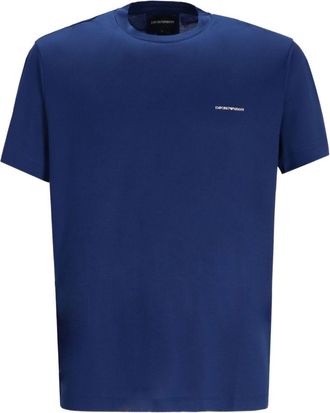 Emporio Armani Logo Cotton Blend T-Shirt-Uomo