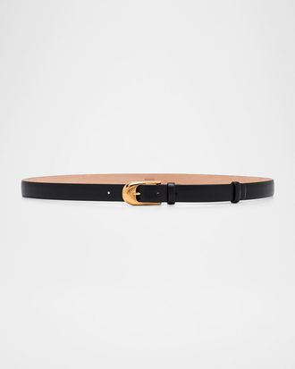 Khaite Dome Leather Belt