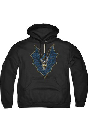 Gildan Batman Bat Fill Adult Pull Over Hoodie / Hooded Sweatshirt