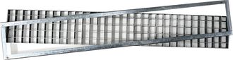 OEM Griglia Rettangolare 25 X 100 Cm