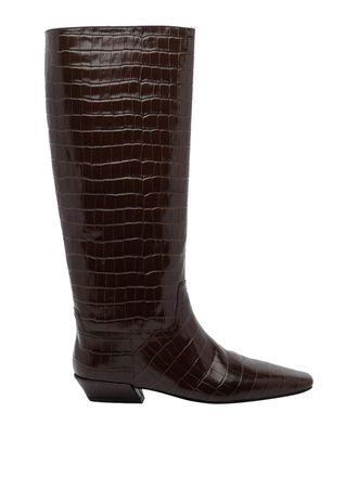 Jeffrey Campbell Croco Print Boots