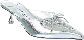 Jimmy Choo London Scarlett 50 Leather Mule