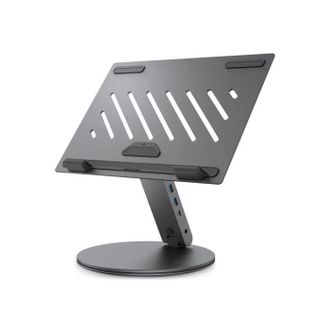 Spigen Soporte - Spigen - Ld204h - Hub 6-en-1 - Soporte Universal - Gris