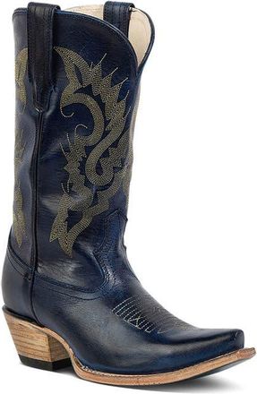 Freebird by Steven Woody Leather Western Boot in Blue at Nordstrom, Size 10