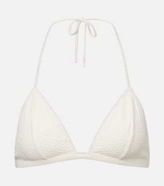 ビキニ ERES Women Swimsuit 011401 BLANCN White Gang Full-cup triangle bikini top Blanc | ERES
