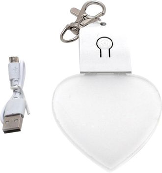 Generic Bags Light, Portable Touch Purse Light, Heart Shape Bag Lamp, LED Automatic Sensor Glowing Heart Shaped Night Light Keychain
