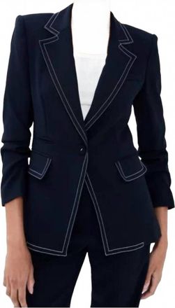 Veronica Beard Battista Dickey Jacket In Navy