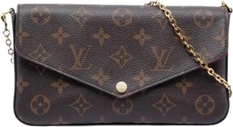 Louis Vuitton Pre-owned Cross Body Bags, female, Brown, Size: ONE SIZE Pre-owned Pochette Felicie