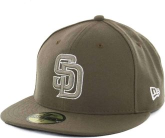 New Era Mens San Diego Padres Basic 9Fifty Snapback Cap In Grey