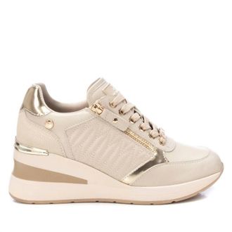 Xti Womens Trainer Sneakers In Beige