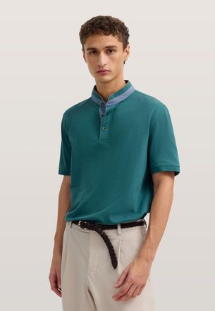 Bugatti Herren Polo Modern Fit van puur katoen