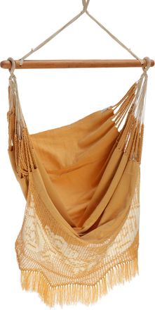 Hamac del sol Silla hamaca deluxe de colombia beige/ocre