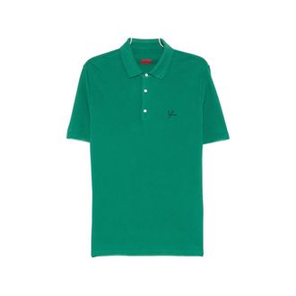 Isaia Logo-embroidered Polo Shirt