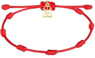 Mantra 7 Knots of Protection bracelet in Red Silk at Nordstrom