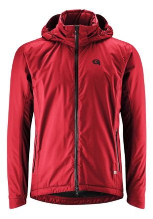 Gonso Fahrradjacke GONSO Save Jacket Therm M, Herren, Gr. S, rot (ziegelrot), 100% Polyester, Jacken Fahrradjacke, Herren Regenjacke wind- und wasserdicht, 