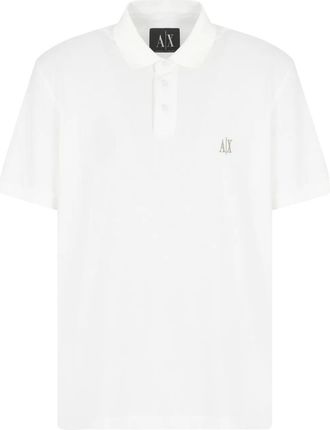 A|X Armani Exchange cotton polo shirt - White